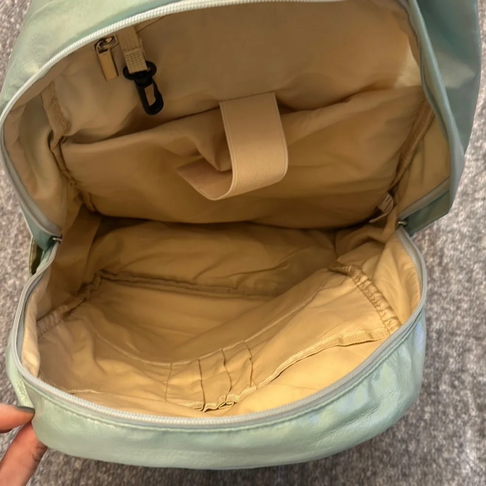Custom Eleanor blue Iridescent Backpack